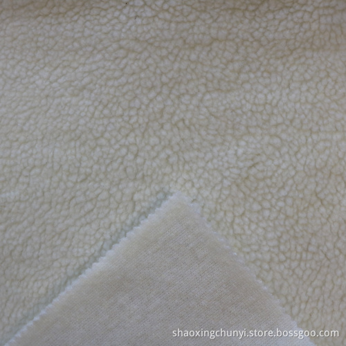 Lämplig för Autumn Winter Skin Friendly High Quality 100% Polyester Cotton Solid Berber Fleece Fabric